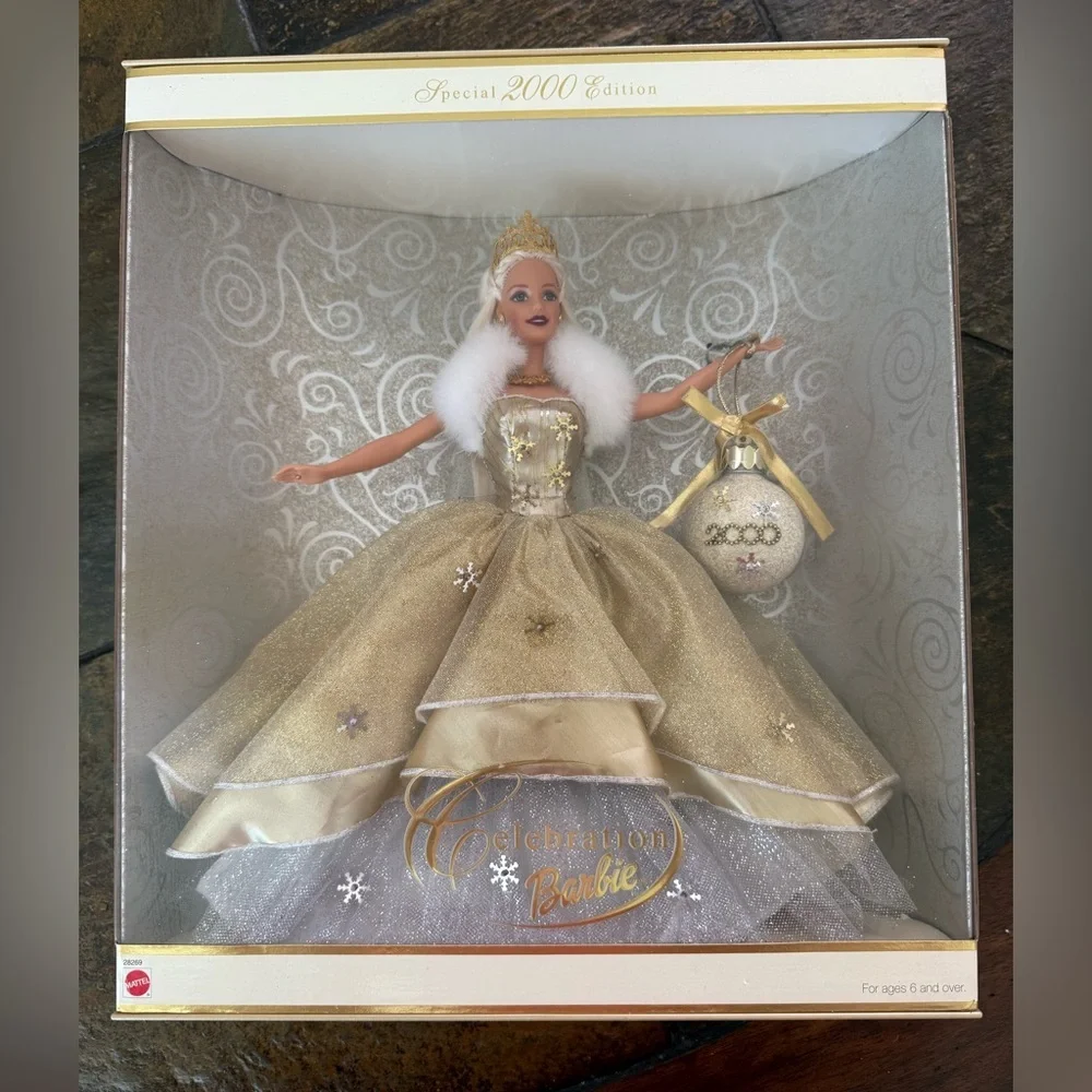 New Barbie Celebration 2000 Edition Doll Special Collector's Item- Mattel 28269 - Picture 8 of 8